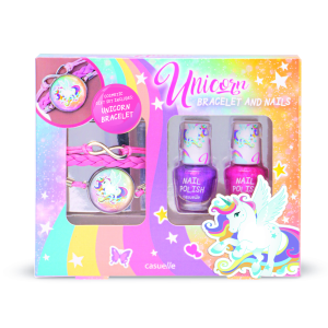 CASUELLE 81.489.00 UNICORN BRACELET & NAIL POLISH SET