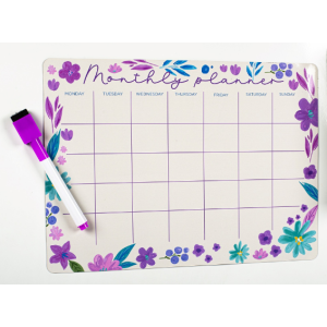 POSH + POP 30895-31255 MAGNETIC MEMO BOARD MONTHLY PLANNER