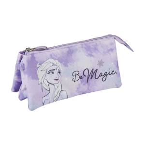 CERDA 3844 COMPARTMENT PENCIL CASE FROZEN LILAC