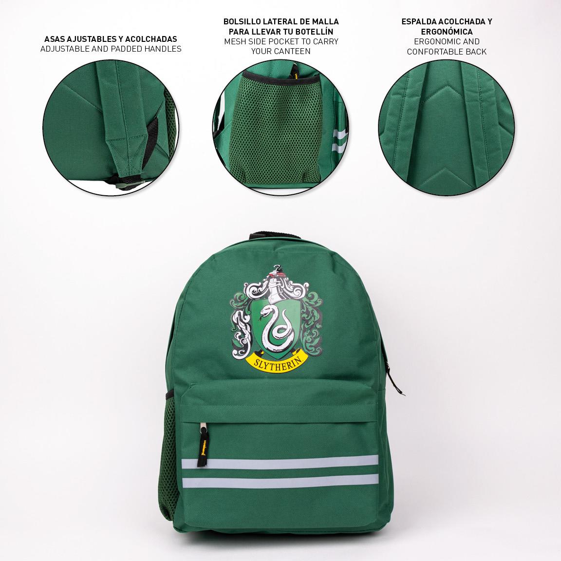 CERDA 4423 CASUAL BACK PACK HARRY POTTER SLYTHERIN GREEN - Image 3