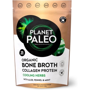 PLANET PALEO ORGANIC BONE BROTH COLLAGEN PROTEIN CCOLING HERBS 225G