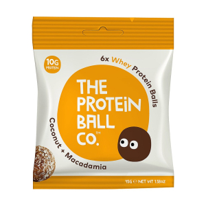 WHEY PROTEIN BALLS COCONUT + MACADAMIA