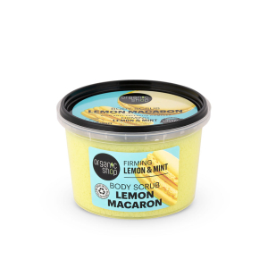 ORGANIC SHOP 44061E LEMON MACARON BODY SCRUB FIRMING LEMON & MINT 250ML