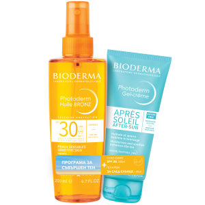BIODERMA BRONZE SPF 30+ 200 ML + FREE AFTER SUN 100 ML