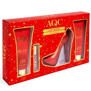 AQUARIUS 44024 WOMEN PERFUME GIFT SET RED EDITION 4PCS