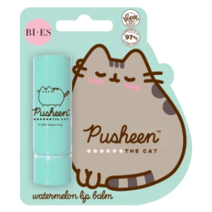 URODA 4509 PUSHEEN THE CAT WATERMELON LIP BALM