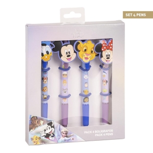 CERDA 0761 DISNEY 100 PEN PACK X 4