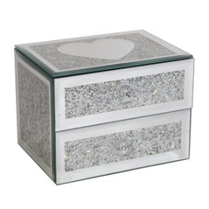 STRAITS 27699 SILVER 2 DRAWER JEWELLERY BOX