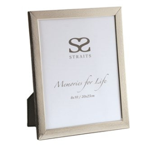 STRAITS 29326 SILVER PHOTO FRAME 8X10