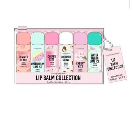 SIMPLE PLEASURES F80395-30658 LIP BALM COLLECTION