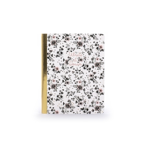 TRI-COASTAL 30756-30728 GINGHAM GOLD FOIL NOTEBOOK