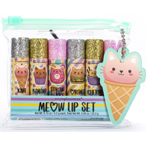 TRI COASTAL SIMPLE PLEASURES 6PCS LIP BALM ICECREAM Y80395-31559