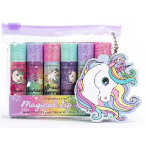 TRI COASTAL SIMPLE PLEASURES 6PCS LIP BALM MAGICAL Y80395-31557