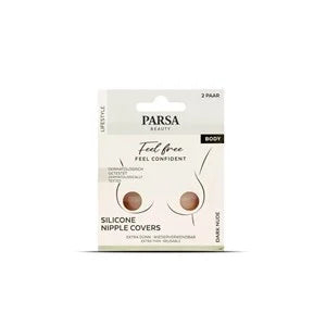 PARSA 5258 SILICONE NIPPLE COVERS DARK NUDE