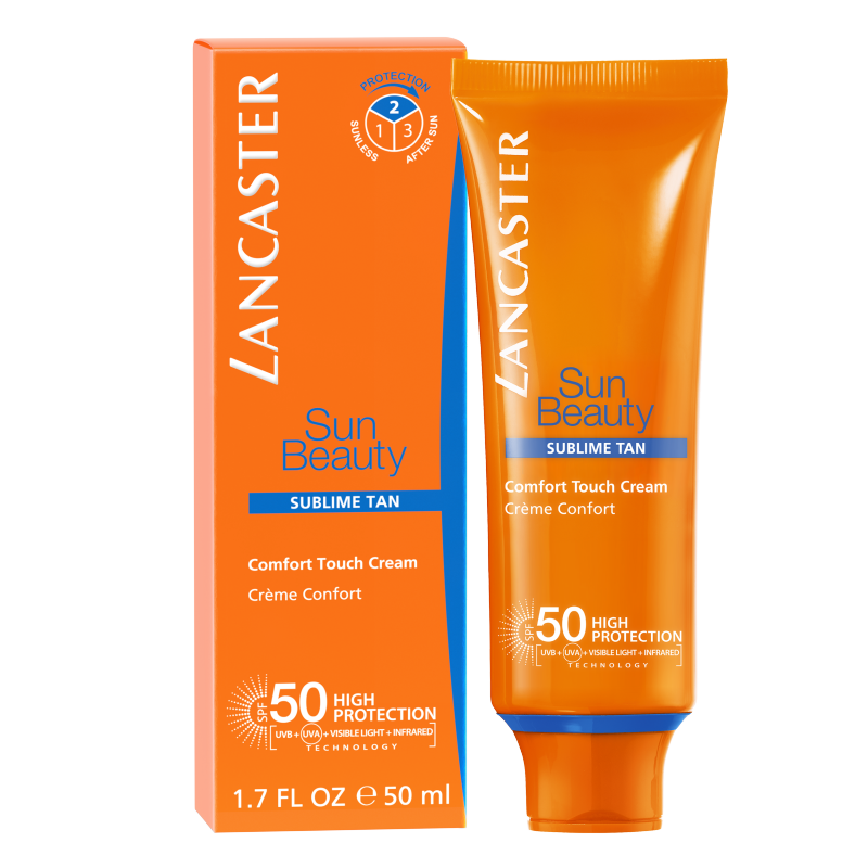 LANCASTER SUN BEAUTY COMFORT TOUCH CREAM SPF50 50ML