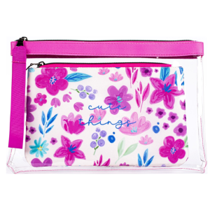 POSH + POP BA5237N-B190P XUTE THINGS PINK BIKINI BAG