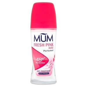MUM FRESH PINK ROSE DEODORANT ROLL ON 50ML