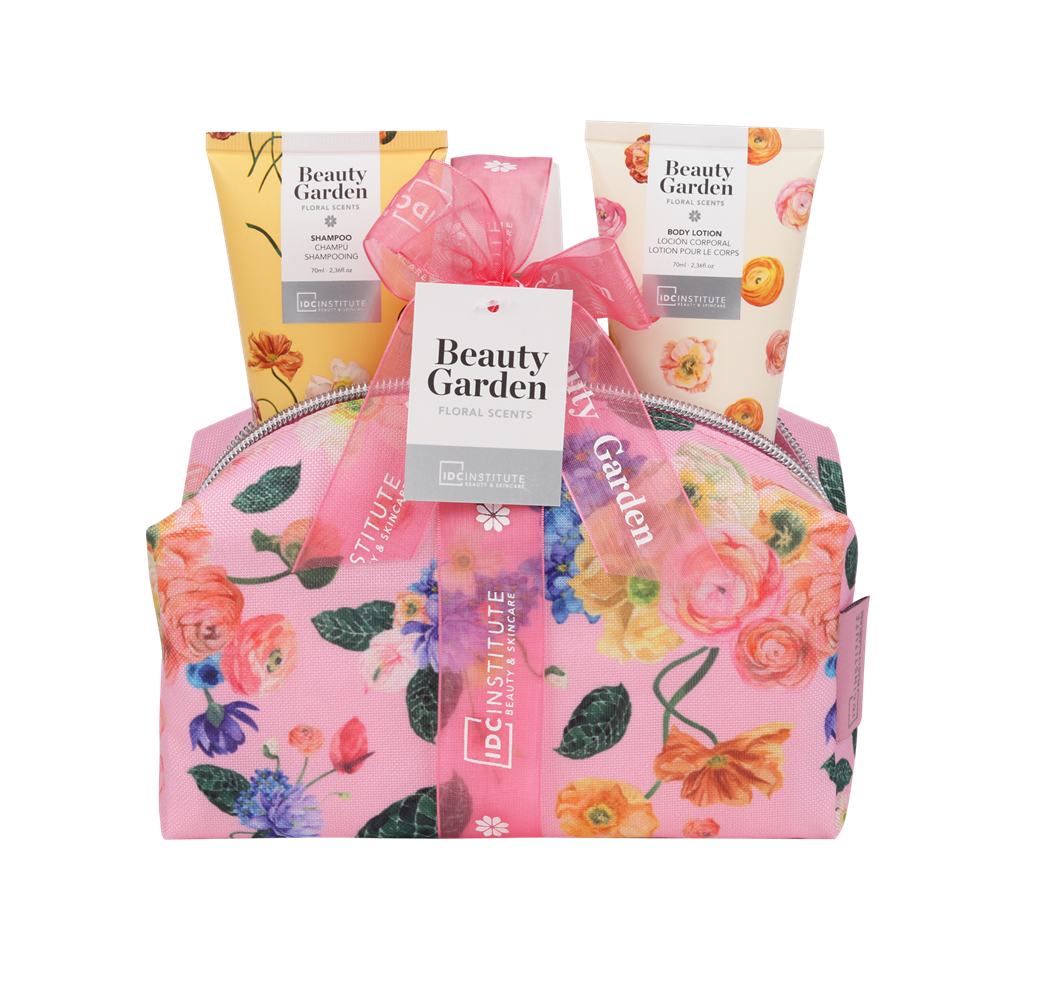 IDC INSTITUTE 42011 BEAUTY GARDEN FLORAL SCENT GIFT SET X 3 PCS