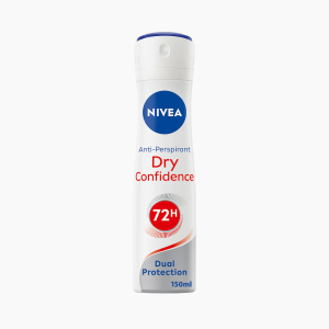 NIVEA DRY CONFIDENCE PLUS DEODORANT SPRAY 150ML