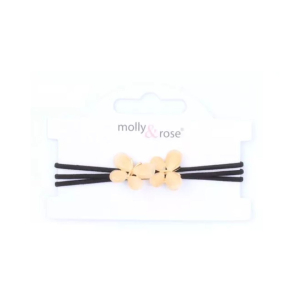 MOLLY & ROSE 8446 BUTTERFLY MOTIF ELASTICS X 2 PACK