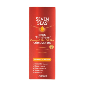SEVEN SEAS COD LIVER OIL ORANGE FLAVOUR 300ML