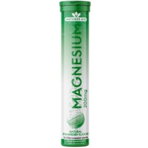NATUERS AID MAGNESIUM 200MG EFFERVESCENT X 20 TABLETS