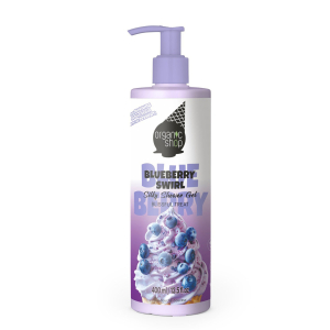ORGANIC SHOP 04966E SILKY SHOWER GEL BLUEBERRY SWIRL BLISSFUL TREAT, 400 ML