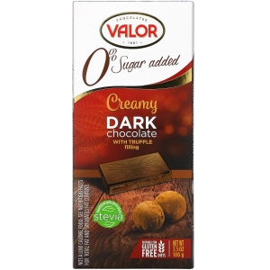 VALOR CREAMY DAK CHOCOLATE WITH TRUFFLE FILLING 100G