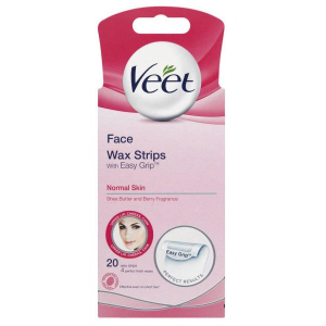 VEET FACE WAX STRIPS X20