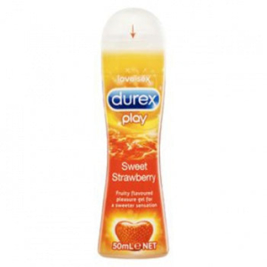 DUREX PLAY SAUCY STRAWBERRY PLEASURE GEL 50ML