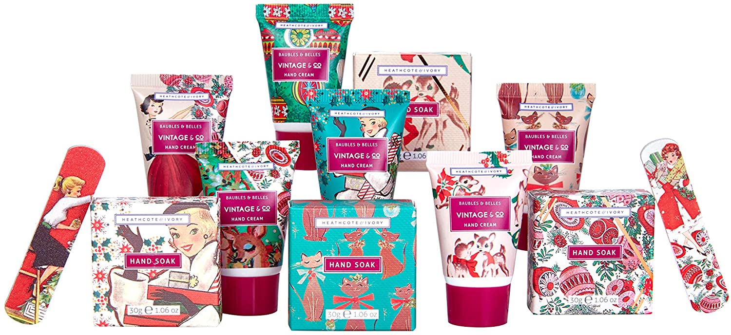 HEATHCOTE & IVORY FG7723 VINTAGE BAUBLES & BELLS 12 CHRISTMAS WISHES - Image 2