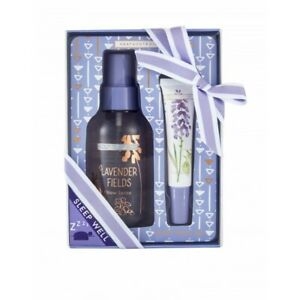 HEATHCOTE & IVORY FG5719 LAVENDER FIELDS PILLOW MIST 150ML & CALMING GEL 15ML