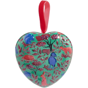 HEATHCOTE & IVORY FG7844 MERRY & WILD SCENTED SOAP IN HEART SHAPED TIN 90G