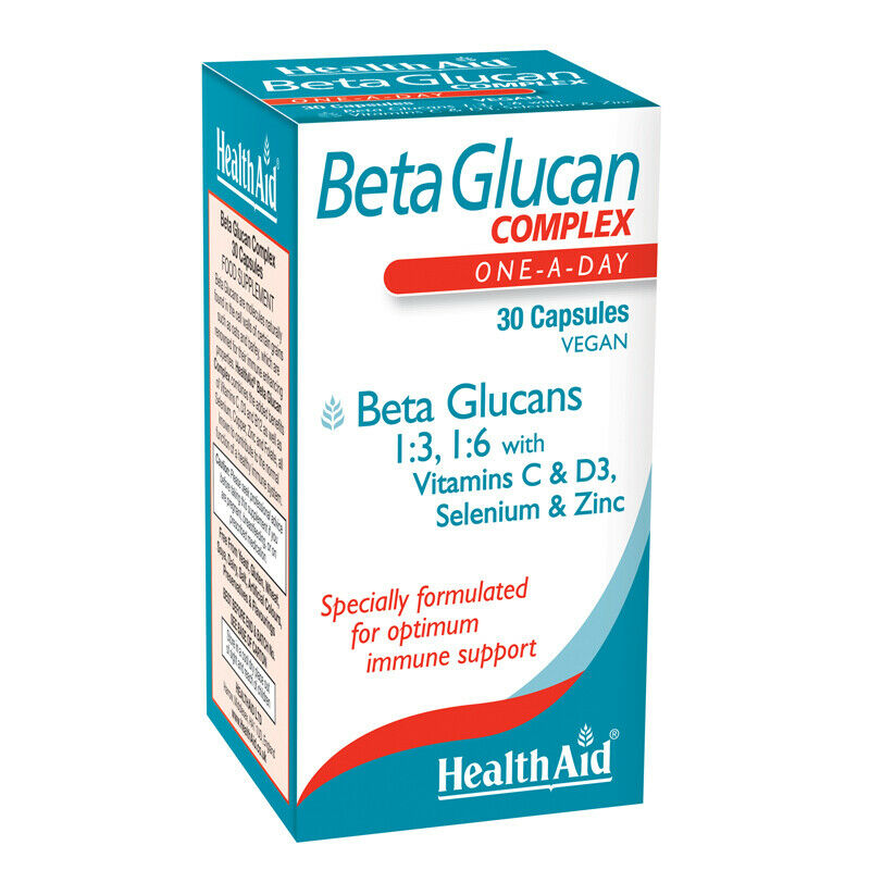 HEALTH AID BETA GLUCAN COMPLEX X30 CAPSULES