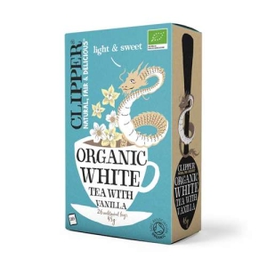 CLIPPER ORGANIC WHITE TEA WITH VANILLA