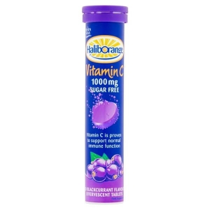 HALIBORANGE VITAMIN C 1000MG X20 BLACKCURRANT FLAVOUR EFFERVESCENT