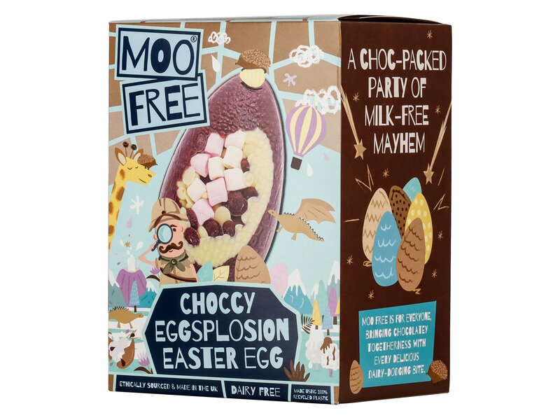 MOO FREE CHOCCY EGGSPLOSION EASTER EGG (DAIRY FREE)