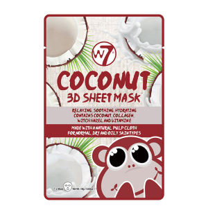 W7 COCONUT 3D SHEET MASK