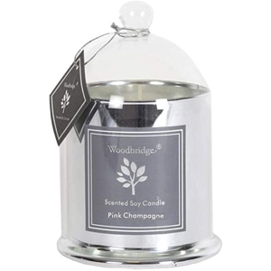 WOODBRIDGE SCENTED SOY BELL CANDLE PINK CHAMPAGNE 300G