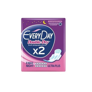 EVERYDAY HYPERDRY DOUBEL DRY ULTRA PLUS MAXI NIGHT X 8