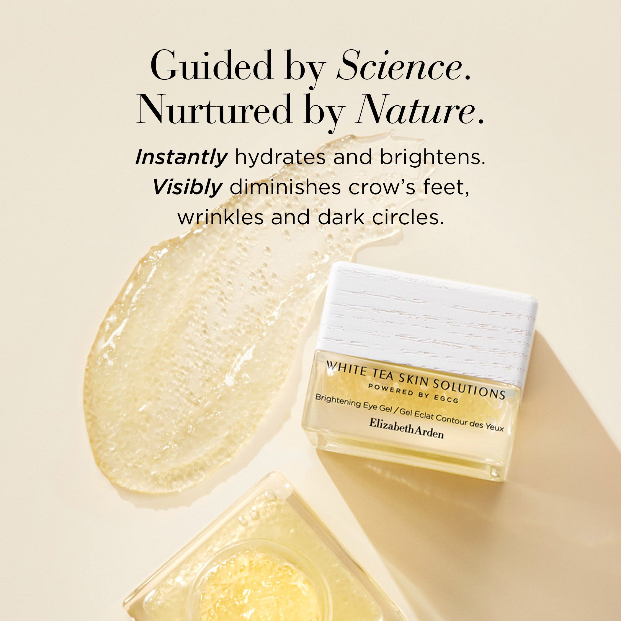 ELIZABETH ARDEN WHITE TEA SKIN SOLUTIONS BRIGHTENIN EYE GEL 15ML - Image 2