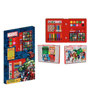 CERDA 0840 MARVEL STATIONERY COLOURING SET IN BOX