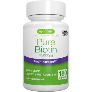 IGENNUS PURE BIOTIN 10.000 MCG X180 TABLETS
