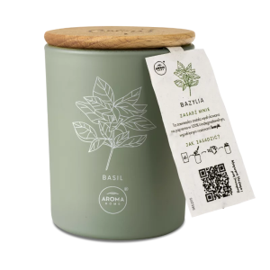 AROMA HOME 8465 FRESH HERBS BASIL CANDLE 150G