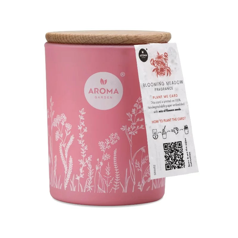 AROMA HOME 8526 FRESH GARDEN BLOOMING MEADOW CANDLE 150G