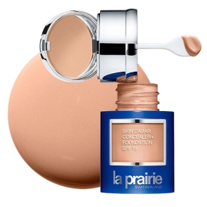 LA PRAIRIE SKIN CAVIAR CONCEALER FOUNDATION CREME PECHE