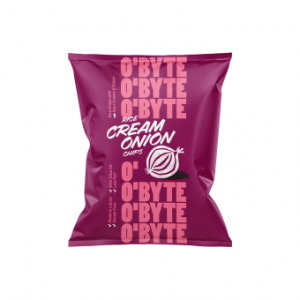 OBYTE CHIPS RICE CREAM ONION 70G