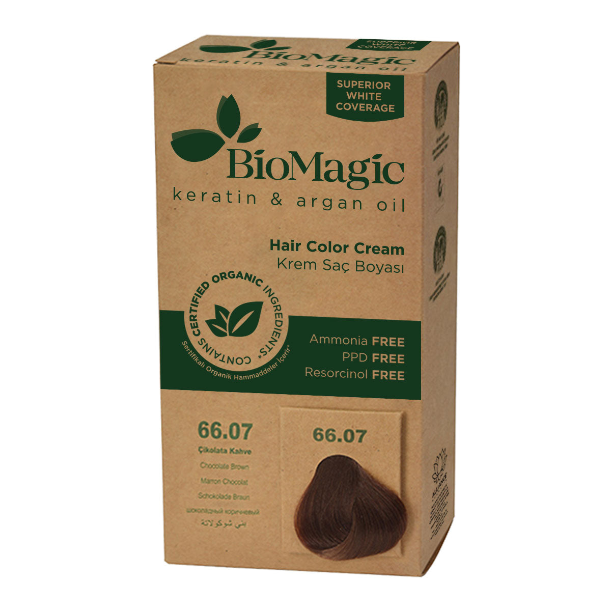 BIOMAGIC ORGANIC HAIR COLOR CREAM 66.07