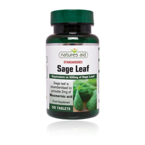 NATURES AID SAGE LEAF 500 MG X90 TABLETS