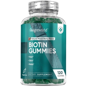 WEIGHTWORLD BIOTIN GUMMIES FOR HAIR & SKIN & NAIL X120